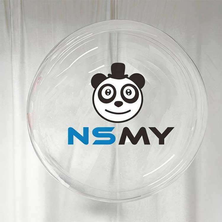 48-tollised ümarad läbipaistvad Bobo õhupallid