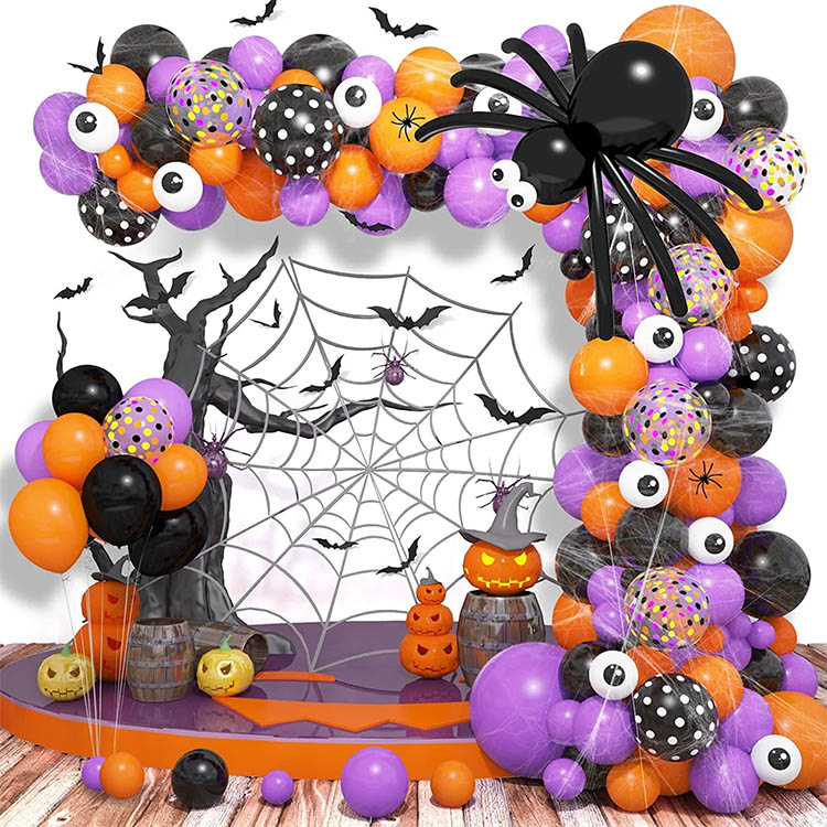 Halloween Balloon Garland kaare komplekt