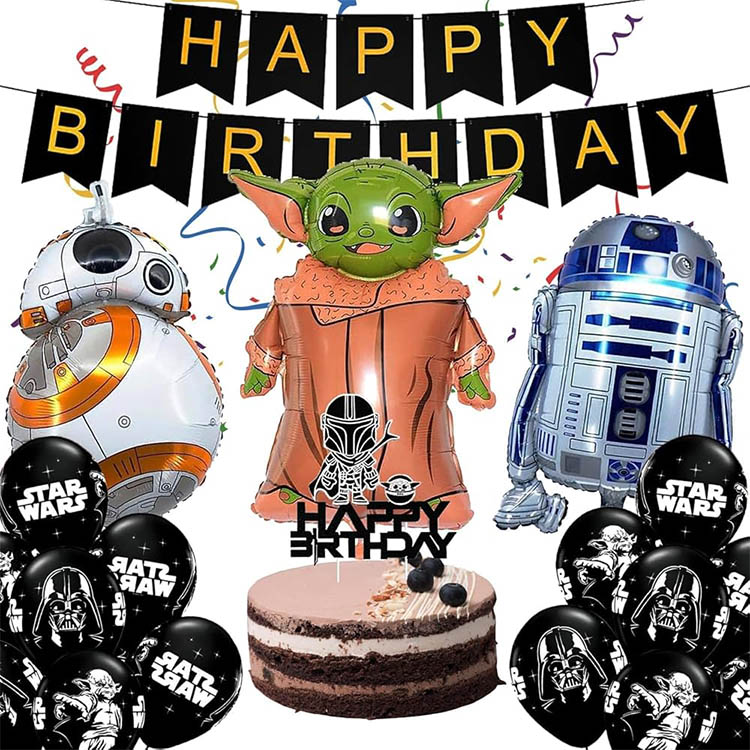 Star Warsi fooliumist õhupallid